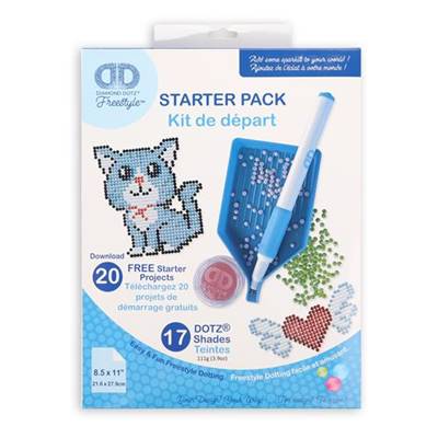PACK DIAMOND DOTZ DEMARRAGE N°1 - FORMAT A4