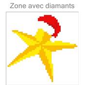 KIT BRODERIE DIAMANT COUSSIN NOEL - L'ETOILE DE NOEL