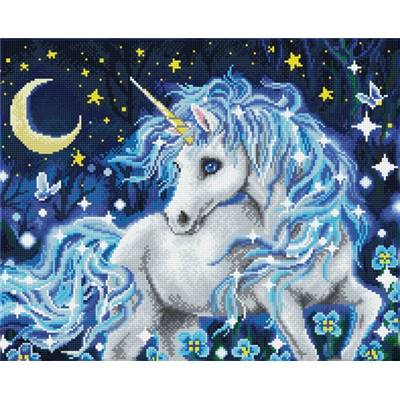 KIT BRODERIE DIAMANT SQUARES - MOONLIGHT UNICORN