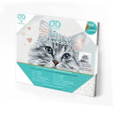 KIT BRODERIE DIAMANT SQUARES - PRICILLA - PRE-ENCADRE