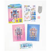 KIT BRODERIE DIAMANT DOTZ BY NUMBER - JEUX DE ROBOT 1