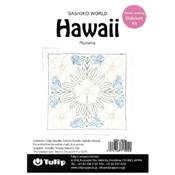 KIT A BRODER SASHIKO WORLD HAWAII PLUMERIA - TULIP