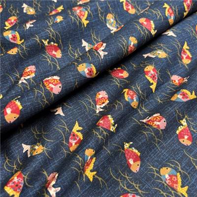 TISSU KURENAI 3378-4A - 100 % COTON - 110 CM 