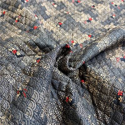 TISSU MATELASSE KURENAI 33780-32A - COTON-POLYESTER  - 110 CM 