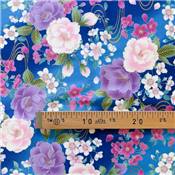 TISSU JAPONAIS NAKA FABRICS - 1400-B - 100% COTON SATINE - 110 CM