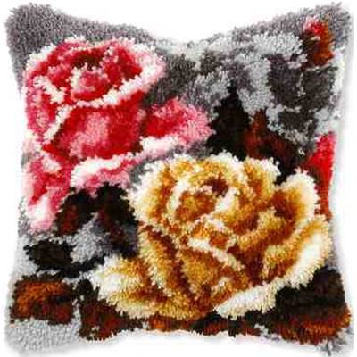 KIT COUSSIN POINT NOUE 40 X 40 CM - DUO DE FLEURS