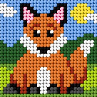 KIT DEMI-POINT ENFANT 10,5 X 10,5 CM - LE RENARD