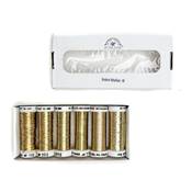 PACK 6 BRODERIE METALLISEE - OR