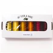 PACK 6 NUANCES SOIE OVALE - SUNSET - IDEAL PEINTURE A L'AIGUILLE