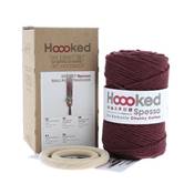 KIT SUSPENSION PORTE-PLANTE MACRAMÉ BALI - HOOOKED - BERRY