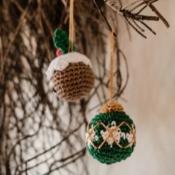 KIT AMIGURUMI HOOOKED - BOULES DE NOEL