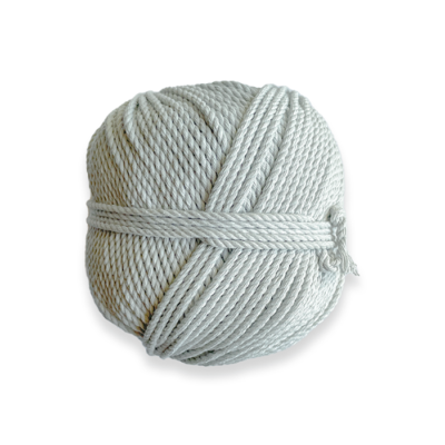 CORDE COTON MACRAME 100 METRES X 3 MM - COL. GRIS PERLE