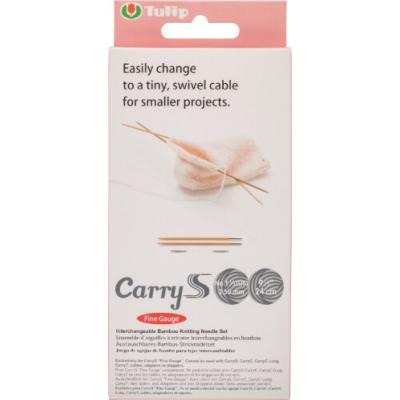 SET AIGUILLES INTERCHANGEABLES CARRY S FINE GAUGE 2.50MM - TULIP