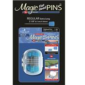 EPINGLES A QUILTER A TETE PLATE EXTRA LONGUES "REGULAR" - BTE DE 5