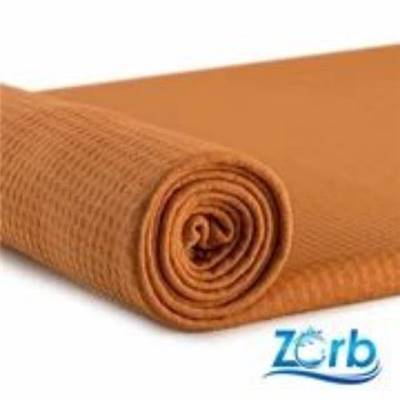 SUPER ABSORBANT LEGER ZORB® 3D STAYDRY LT -ANTIMICROBIEN-160CM-ORANGE