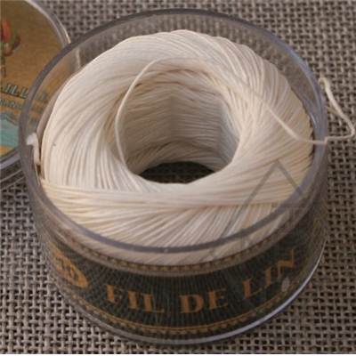 CAPSULES DE FIL DE LIN 1847-COL.308-ECRU-X 12 BOB. DE 50M