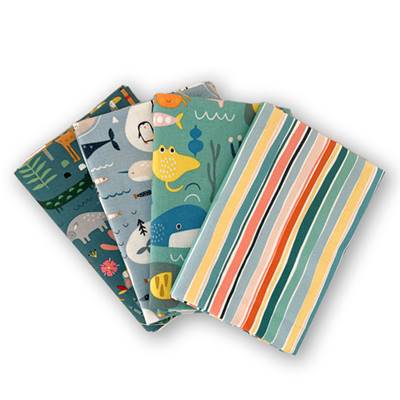 LOT 4 COUPONS ASSORTIS 45 X 55 CM DASHWOOD STUDIO - HABITAT