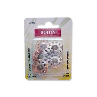 CANETTE MACHINE ACIER PLATE 15K - BLISTER DE 5