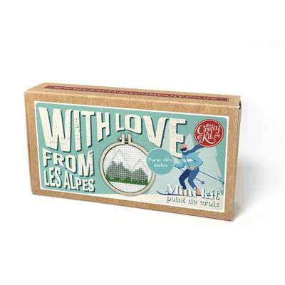 MINI KIT POINT DE CROIX - WITH LOVE FROM LES ALPES