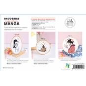 COFFRET BRODERIE INSPIRATION MANGA