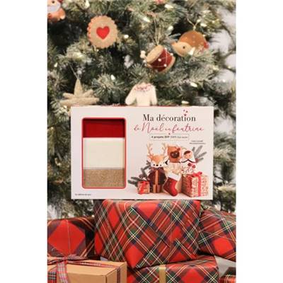 COFFRET DECORATION DE NOEL EN FEUTRINE - 4 PROJETS DIY 100% FAIT MAIN