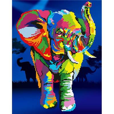 KIT DIAMOND ART CONFIRME - ELEPHANT