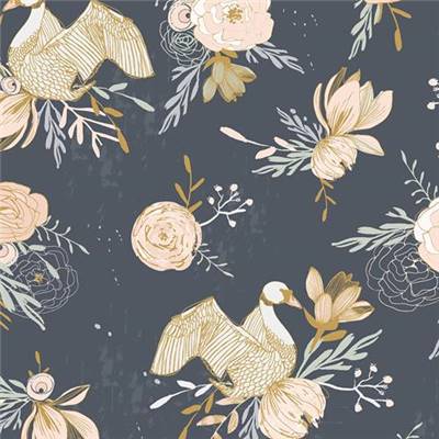 TISSU DASHWOOD STUDIO - NEW BEGINNINGS 2040 - COTON - 110 CM 