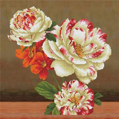 KIT BRODERIE DIAMANT - CAMELLIA & LILLY BOUQUET
