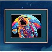KIT BRODERIE DIAMANT NEON NOIR - ASTRONAUT