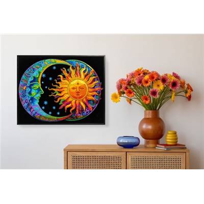 KIT BRODERIE DIAMANT NEON NOIR - CELESTIAL PAIR