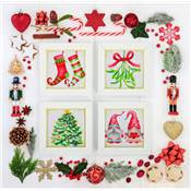 KIT BRODERIE DIAMANT MINI DOTZ - CHRISTMAS JOY - PACK 4 DESSINS