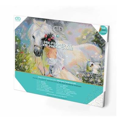 KIT BRODERIE DIAMANT SQUARES - FIELD OF DREAMS - PRE-ENCADRE