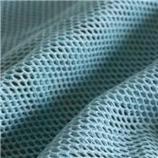 TISSU FILET OU MESH COTON BIO - BLEU AZUR - 165 CM 