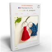 FRENCH'KITS - MACRAME - PENDENTIFS - NOEUDS & POMPON