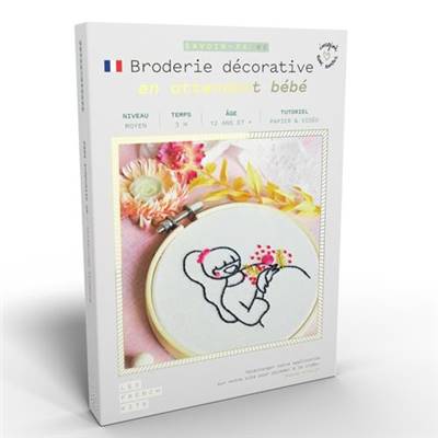 FRENCH KITS - BRODERIE DÉCORATIVE - EN ATTENDANT BEBE