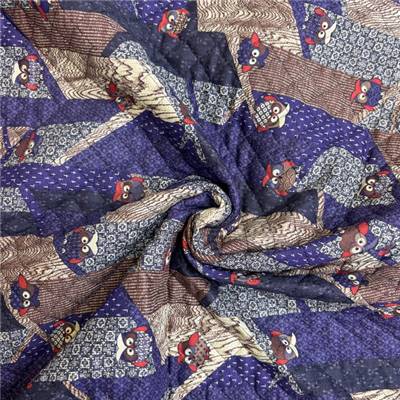 TISSU MATELASSE KURENAI 13100-1D - COTON-POLYESTER  - 110 CM 