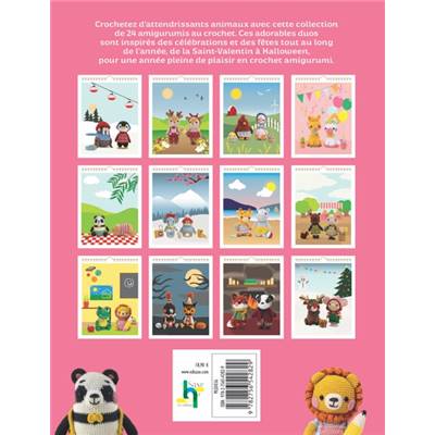 UNE ANNEE EN AMIGURUMIS - 24 ADORABLES PERSONNAGES A CROCHETER 