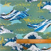 TISSU JAPONAIS NAKA FABRICS - 1300-3D - 100% COTON - 110 CM
