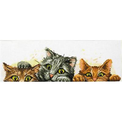 NO COUNT CROSS STITCH - CURIOUS KITTENS