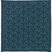 KIT INITIATION SASHIKO HANAFUKIN 203 TISSU 33x66 CM + AIGUILLE + FIL 