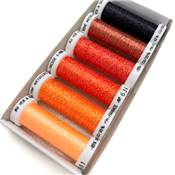 PACK 6 NUANCES METALLISE TRESSE 4 - HALLOWEEN