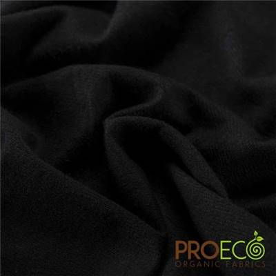 JERSEY DE COTON BIO PROECO - 145CM - NOIR