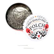 EPINGLES COUTURE N°6 - BOITE DE 25G - TISSU LEGER ET MOYEN - FOLCH