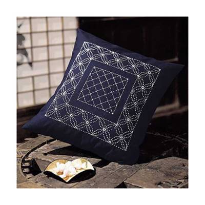 KIT OLYMPUS COUSSIN N°31 SASHIKO MARINE 40 X 40 CM