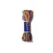 FIL SASHIKO MULTICOLORE - COL 172 - MIXTE - LOT DE 3 ECH. DE 100 M