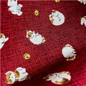 TISSU JAPONAIS SEVENBERRY 88234 4.4 - 100% COTON - 110 CM