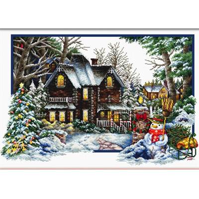 NO COUNT CROSS STITCH - L'ARRIVEE DE L'HIVER