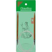 AIGUILLES CIRCULAIRES FIXES BAMBOU CHIAOGOO - 80 CM - N°10