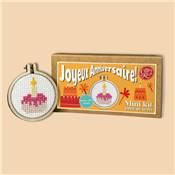 MINI KIT POINT DE CROIX - JOYEUX ANNIVERSAIRE !