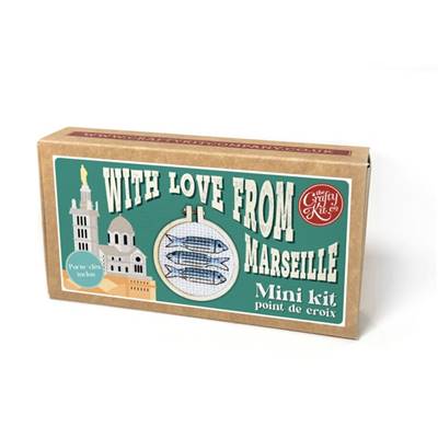 MINI KIT POINT DE CROIX - WITH LOVE FROM MARSEILLE